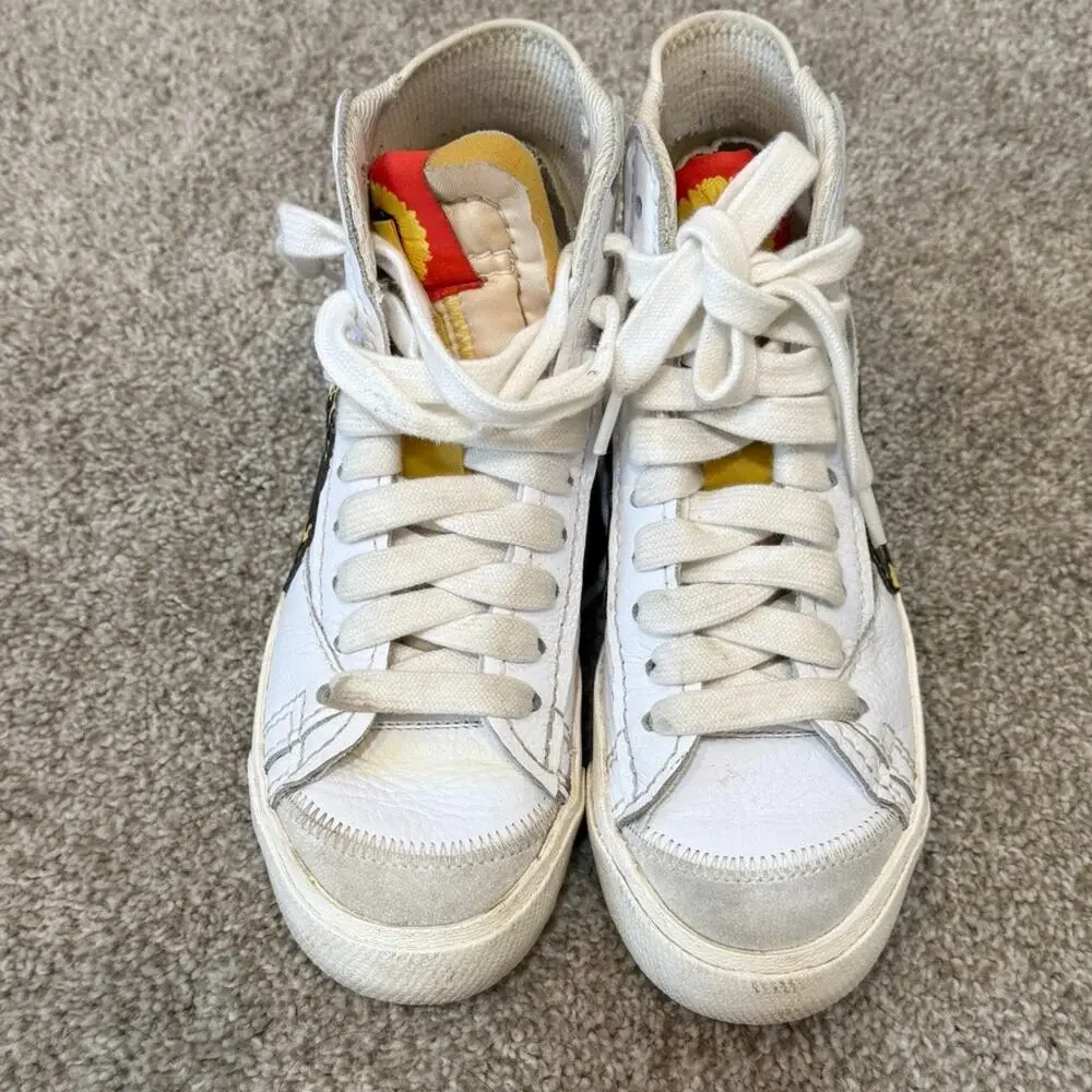 Nike Blazer women's 9 mens 7.5 Mid 77 jumbo sunflower sneakers 2667